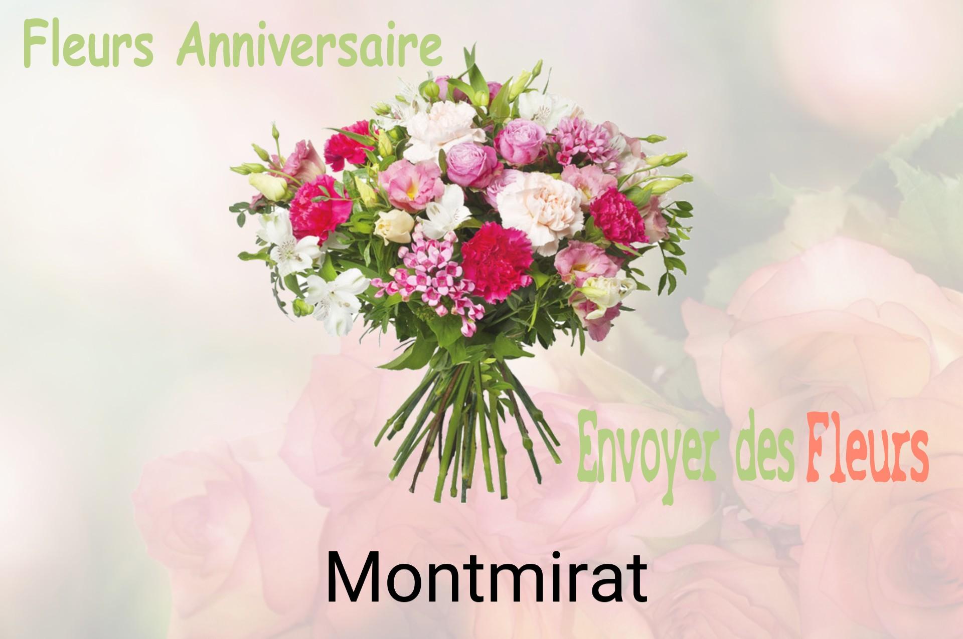 Bouquet de fleurs d’anniversaire livré à Montmirat